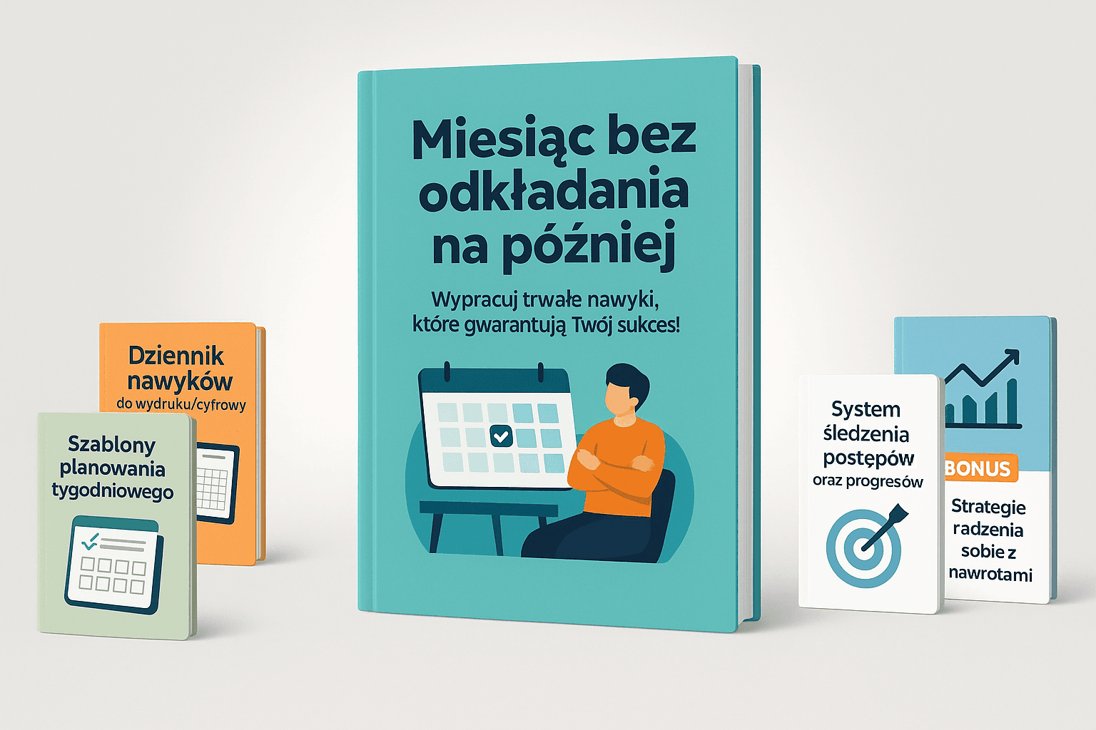 Pakiet E-book "Miesiąc bez odkładania na później"